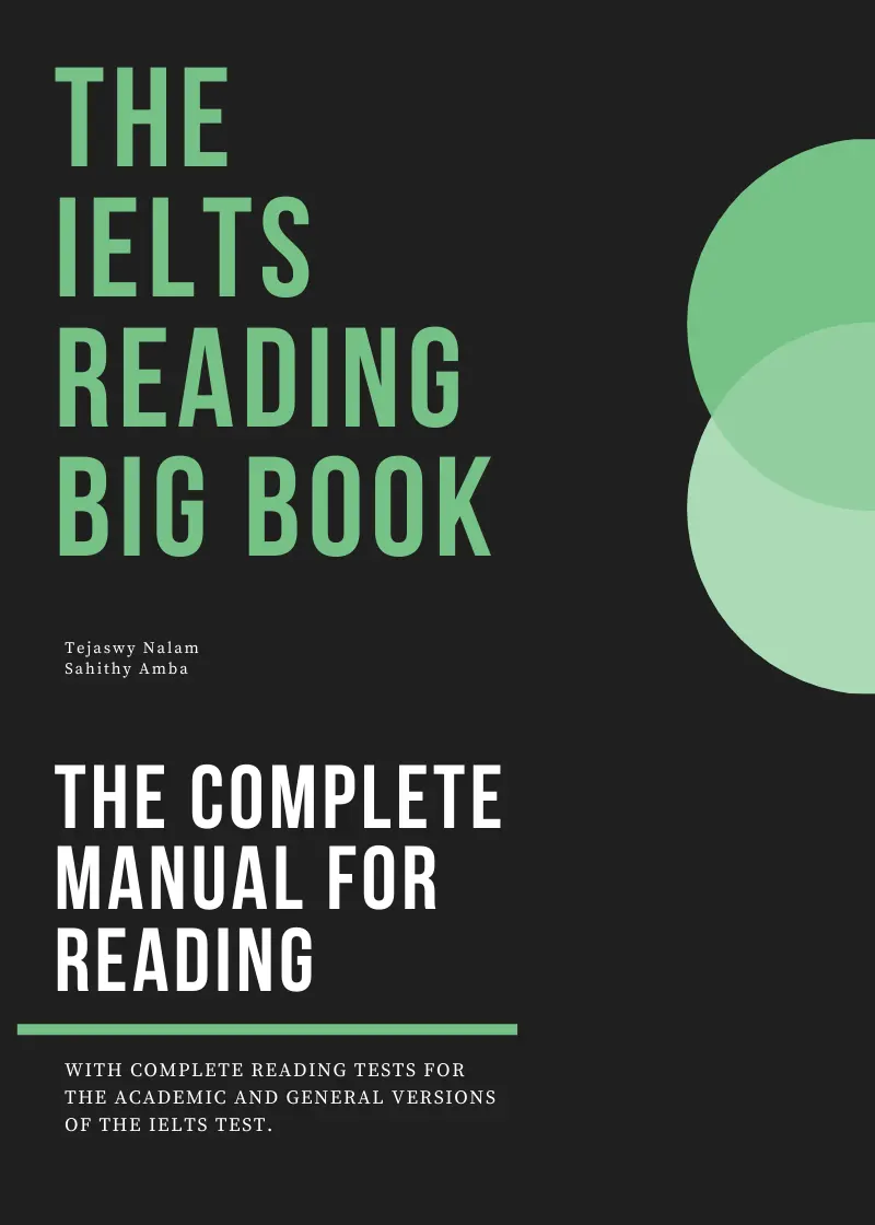 The IELTS Reading Big Book — full colour IELTS reading guide by First Academy